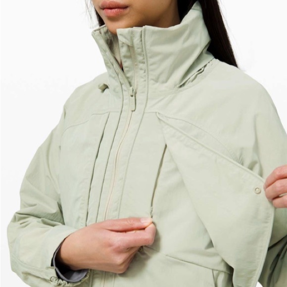 lululemon Always Effortless Jacket Green Size 4 NWT - Picture 3 of 11
